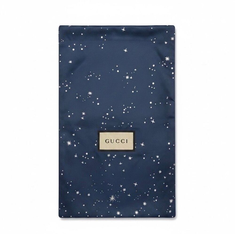 Gucci Celestial Theme Dust Bag Blue Twinkle Stars Zodiac Holiday 5.5” x 7”